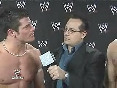 Evan Bourne Backstage