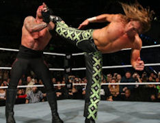 Sweet Chin Music vs Taker