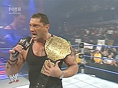 Batista with belt