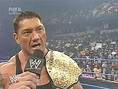 Batista with belt