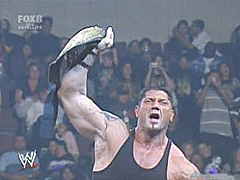 Batista with belt