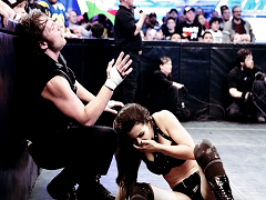 Paige with Dean Ambrose