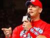 John Cena Red Shirt Microphone